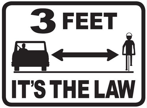 Abstand zum Rad beim Überholen – Da ist uns Kalifornien um Meilen voraus